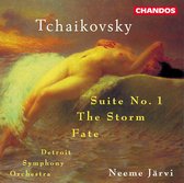 Tchaikovsky: Suite no 1, The Storm, etc / Jarvi, Detroit SO