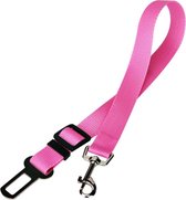 Hondengordel - Honden autogordel - Veiligheidsgordel hond – 70cm - Roze