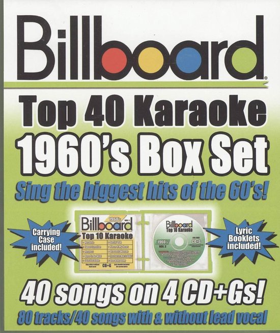 Billboard Top 40 Karaoke, various artists CD (album) Muziek bol