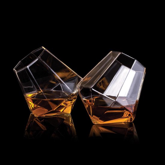 ThumbsUp! Diamant Glazen - van 200 ml | bol.com