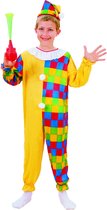LUCIDA - Veelkleurig clown kostuum voor kinderen - M 122/128 (7-9 jaar)