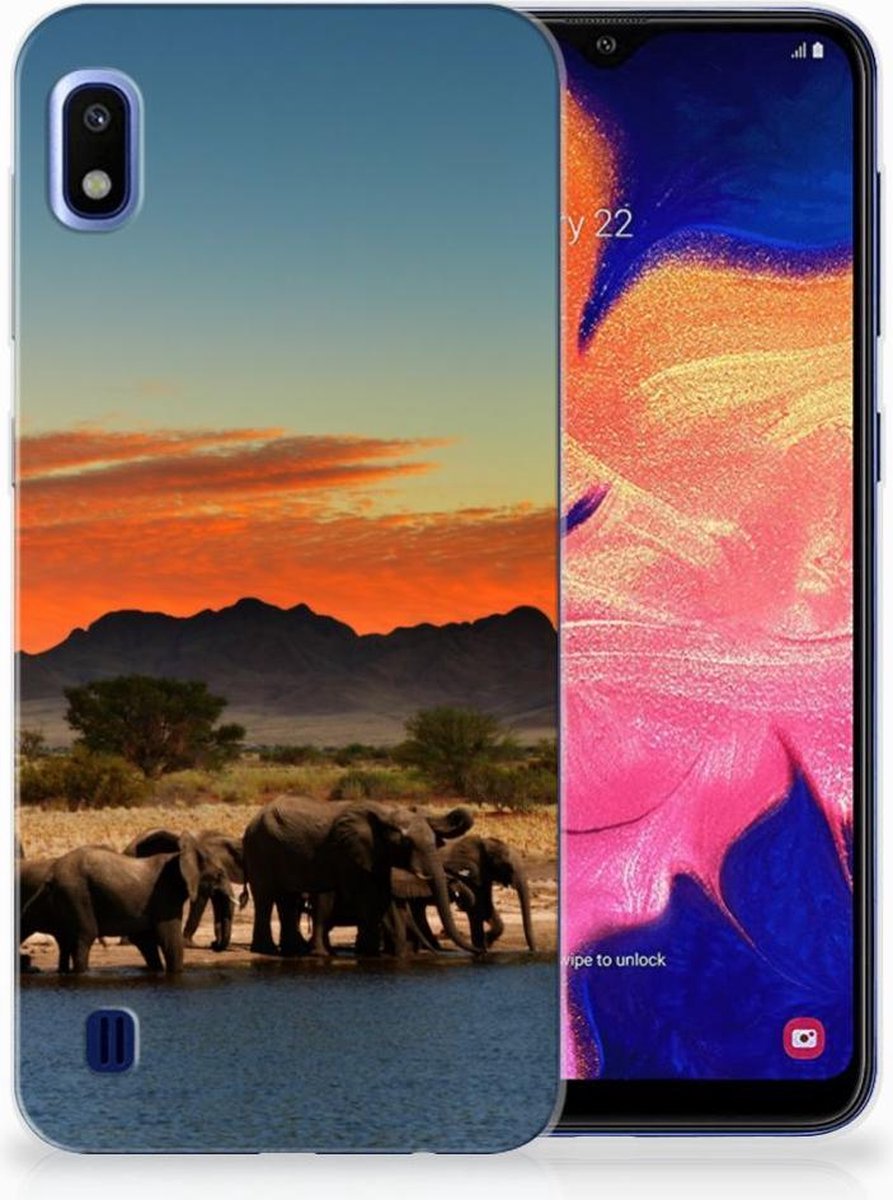 Samsung Galaxy A10 TPU Hoesje Olifanten