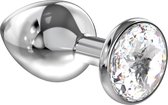 Lola Toys - Diamond Collection - Buttplug met Diamant - Anaal - Metaal - Maat L - 33mm - Transparant