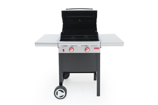 marmeren Onderzoek kussen Barbecook Spring 200 Gasbarbecue - 2 brander - Zwart | bol.com
