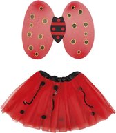 Boland Verkleedset Lieveheersbeestje Deluxe 2-delig Zwart/rood