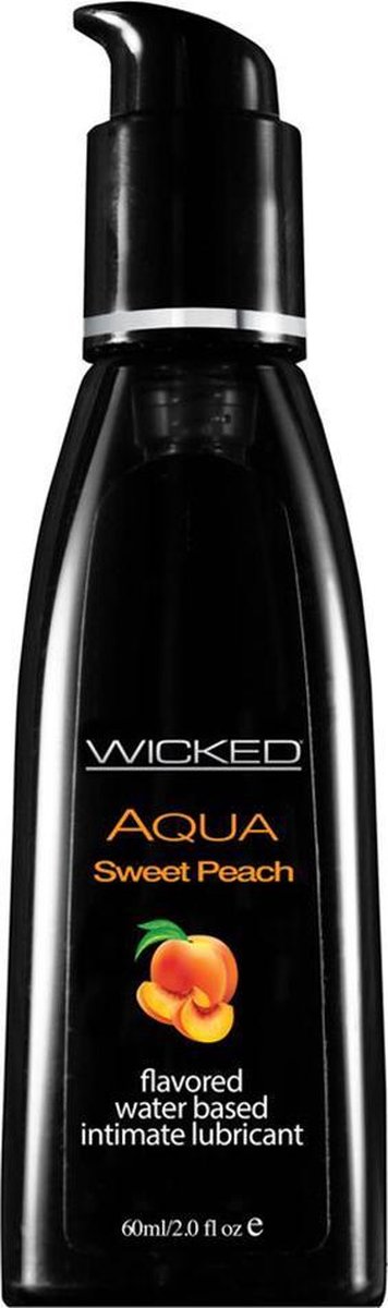 Wicked - Aqua glijmiddel perzik smaak 60 ml - 60ml