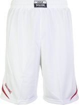 Spalding Attack Basketbalshort - White / Red | Maat: XXL