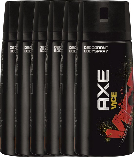 Axe vice Body Spray - 150 ml - deodorant - 6 st - Voordeelverpakking |  bol.com