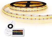 Led strip 5 meter Warm Wit Pro 420 Leds- Complete set IP20