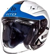 Helm MT Jet Avenue sv Crossroad wit/blauw XL