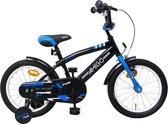 Amigo BMX Fun Jongensfiets - Kinderfiets 16 Inch - Zwart/Blauw