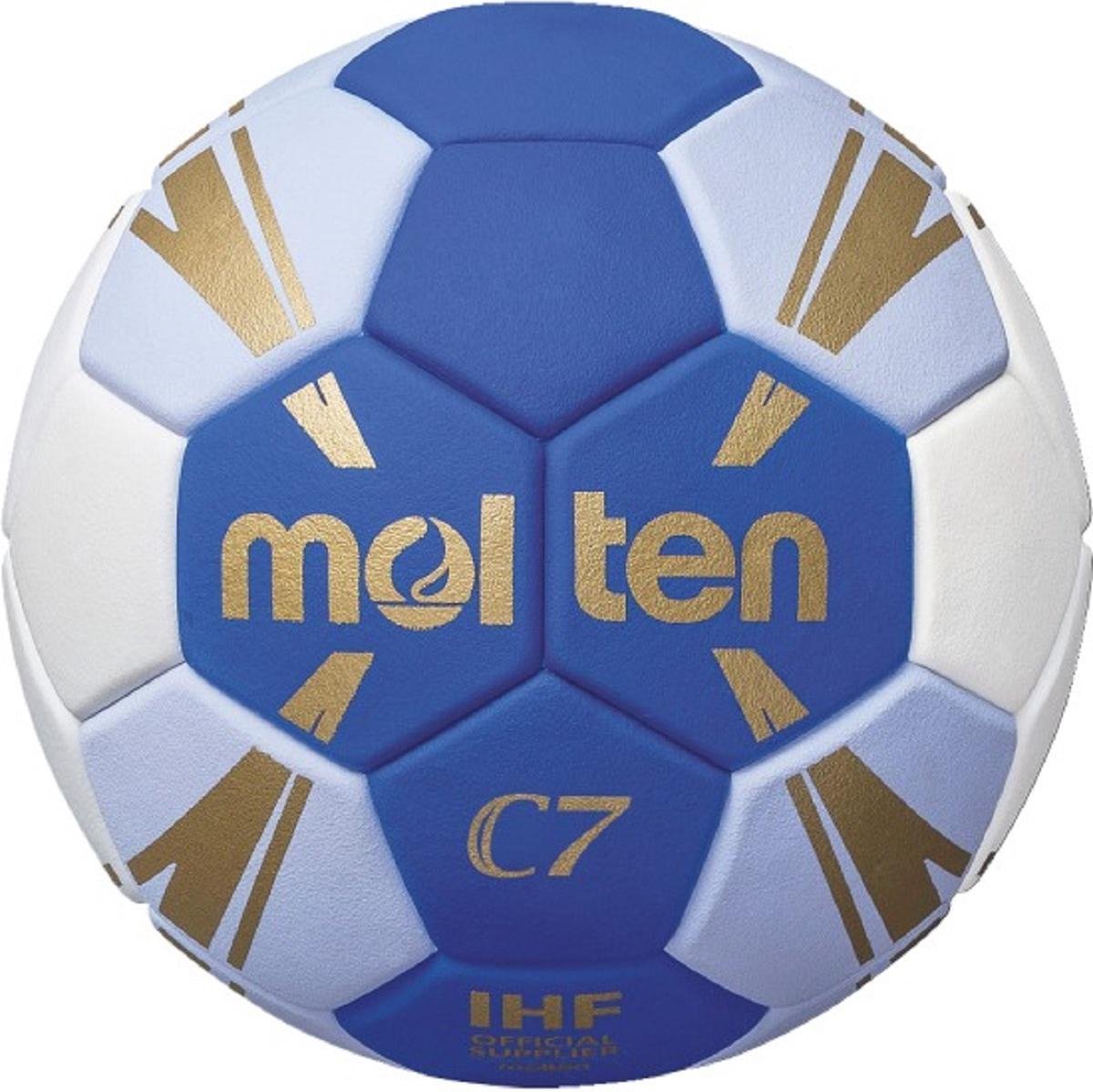 Molten C7 handbal - maat 1 - kleur blauw