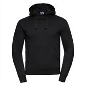 Russell Hoodie Zwart Capuchon Regular Fit - L