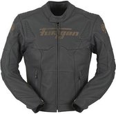 Furygan Sherman Black Leather Motorcycle Jacket M