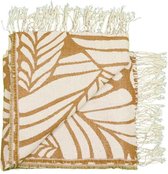 Unique Living Plaid Fiore - 130x160 cm - Hazel Brown