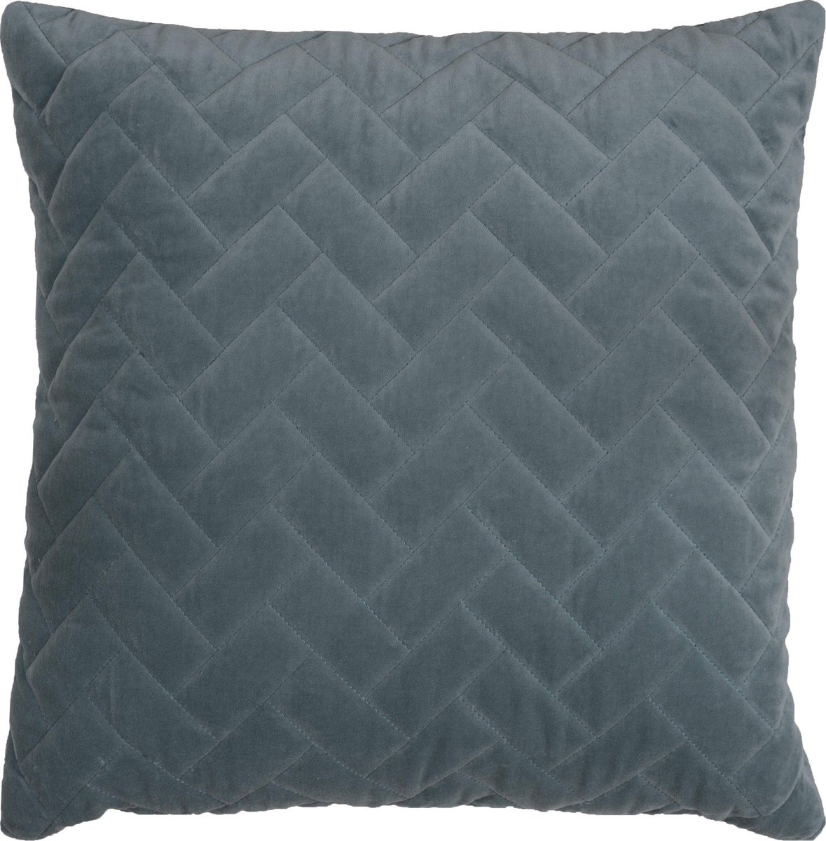 Sierkussen - Tess - Blauw En Turquoise - 45 Cm X 45 Cm