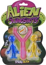 Free And Easy Slingshots Alien Katapult Roze 12 Cm 3-delig