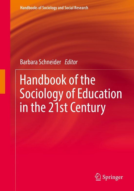Handbooks of Sociology and Social Research - Handbook of the ... - cover