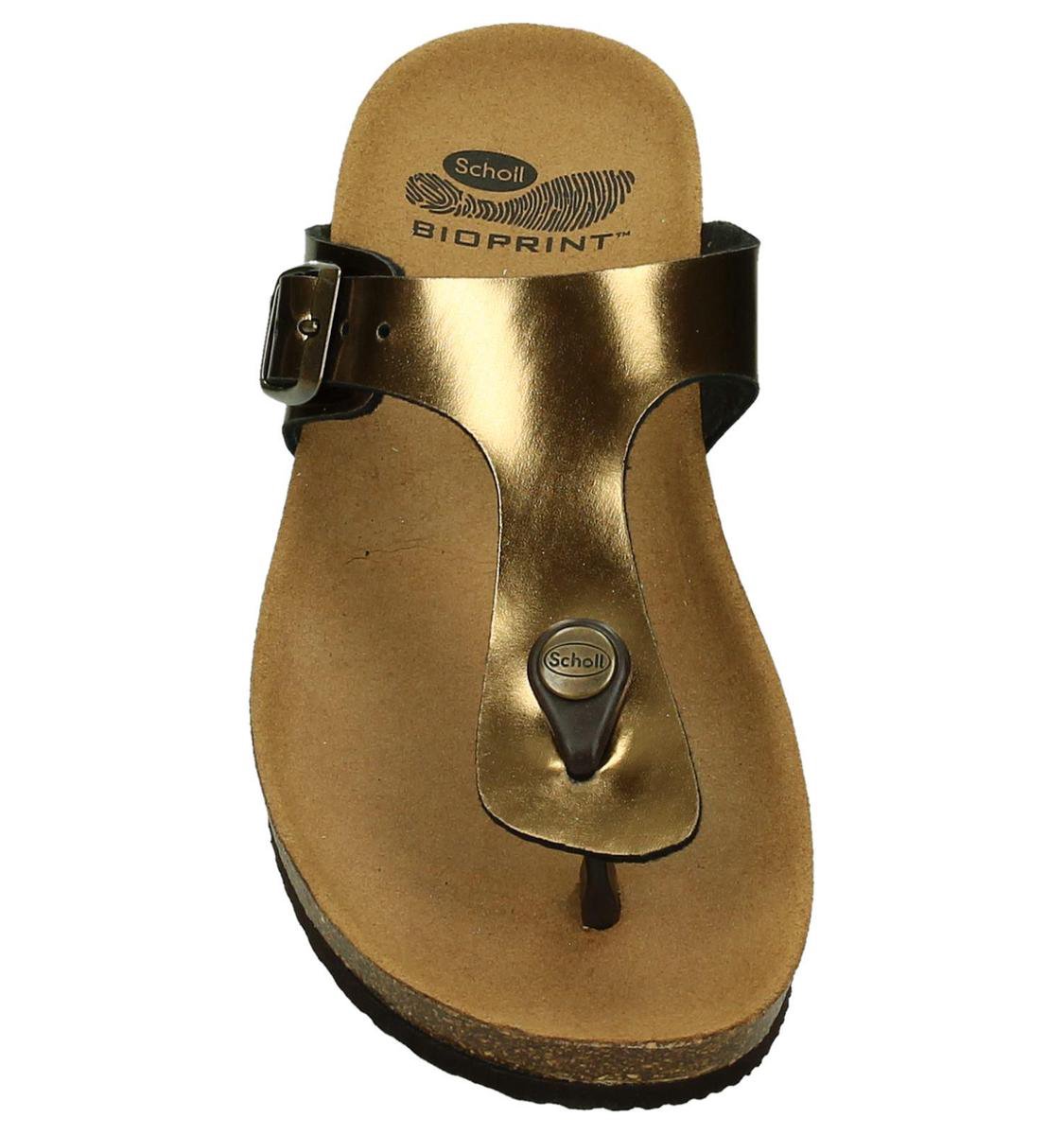 Scholl - Gandia - Sportieve slippers - Dames - Maat 39 - Goud - Bronze |  bol.com