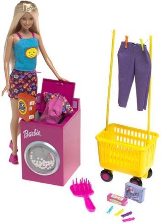 Barbie washing machine best sale