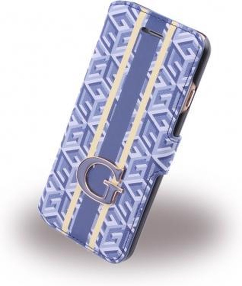 Guess booklet tasje G-Cube - blauw - voor Apple iPhone 6/6S