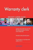Warranty Clerk Red-Hot Career Guide; 2589 Real Interview Questions