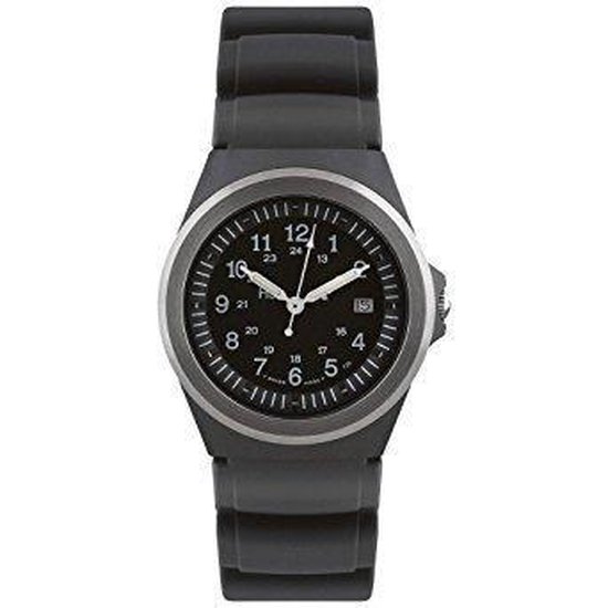 Traser P59 Classic Type 3 rubber - horloge - zwart - Ø 37 mm