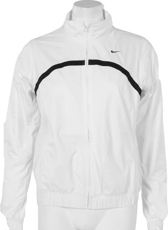 Veste Nike Border Woven - Chemise de sport - Femme - Taille XS - Blanc; Noir  | bol.com