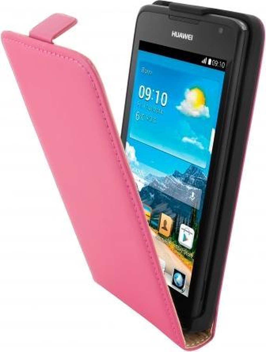 Mobiparts Premium Flip Case Huawei Ascend Y530 Pink