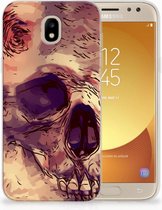 Geschikt voor Samsung Galaxy J5 2017 Uniek TPU Hoesje Skullhead