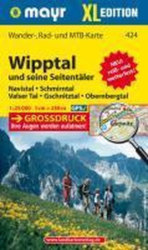 Wipptal und seine Seitentäler XL 1 : 25 000 - cover