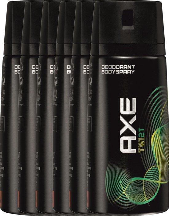 Axe Twist For Men - 6 x 150 ml - Deodorant Spray - Voordeelverpakking |  bol.com