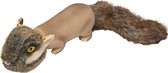 Hondenspeelgoed Pluche Eekhoorn + Latex Body - 38CM - Grijs