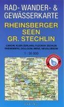 Rheinsberger Seen, Großer Stechlin 1 : 35 000 Rad - Wander- und Gewässerkarte