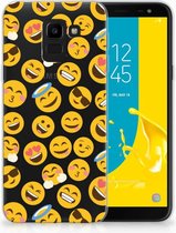 Geschikt voor Samsung Galaxy J6 2018 TPU Hoesje Design Emoji