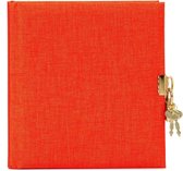GOLDBUCH GOL-44706 dagboek SUMMERTIME oranje met slot