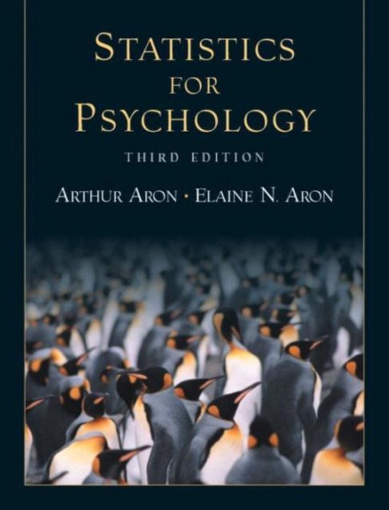 Statistics for Psychology - cover