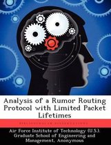 Analysis of a Rumor Routing Protocol with Limited Packet Lifetimes