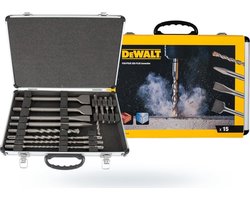 DeWALT DT Serie - SDS-Plus 15-delige Boor- en Beitelset - Inclusief Transportkoffer - Voor Beton, Steen en Mur
