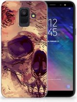 Geschikt voor Samsung Galaxy A6 (2018) Uniek TPU Hoesje Skullhead