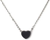 DBD Ashanger Hart met ketting - Staal - 10 x 10 x 5 mm Zilverkleurig