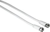 Hama 0011899 coax-kabel F M 1,5 m Wit