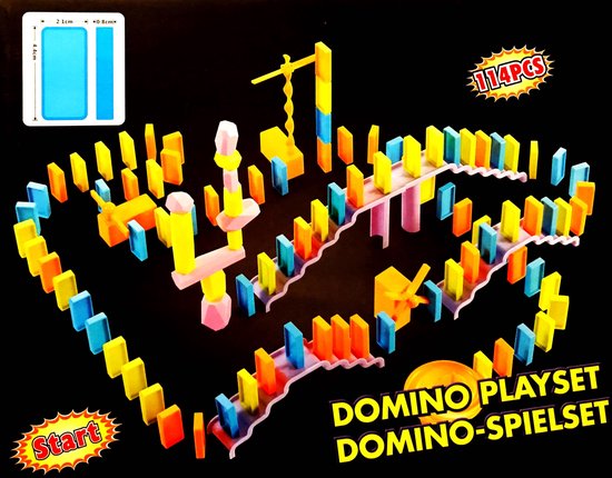 Afbeelding van het spel Eddy Toys Dominoset 114 Delig