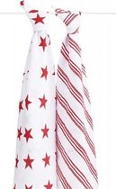 Aden + Anais Swaddle 2-pack (RED) Collection