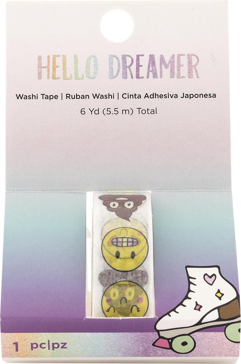 American Crafts - Hello Dreamer Embellishment - WashiTape - Emoji