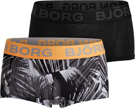 Bjorn Borg - 2-Pack Black Beauty Mini Boxershort Zwart/Multi - L | bol.com