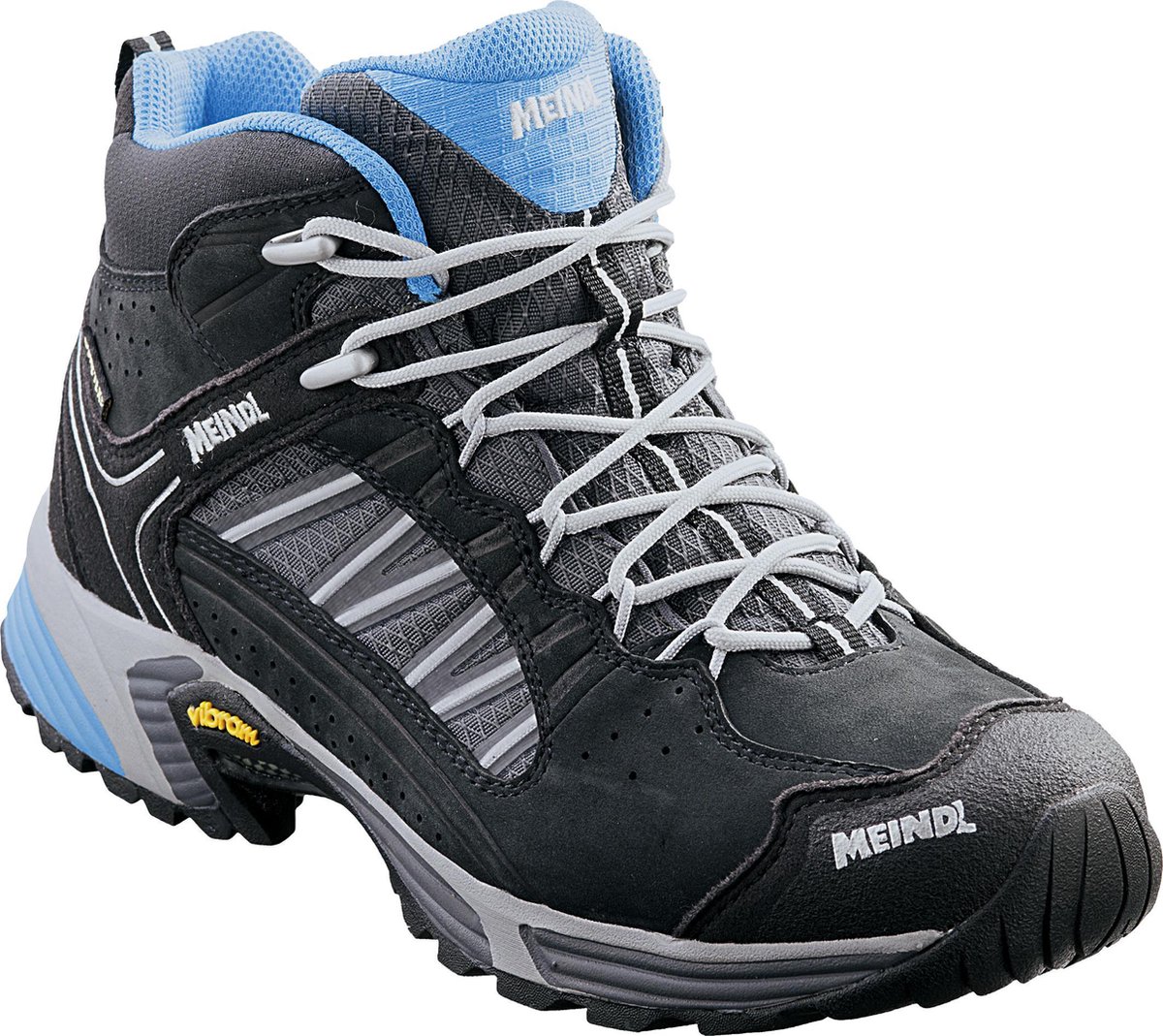 Meindl SX 1.1 Lady Mid GTX Wandelschoenen Dames Azur 37.5 Zwart
