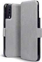 Samsung Galaxy A70 Bookcase hoesje - CaseBoutique - Effen Grijs - Kunstleer