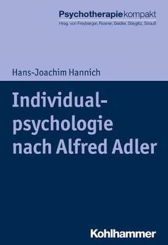 Individualpsychologie Nach Alfred Adler - cover