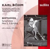 Symphonieorchester Des Bayerischen Rundfunks, Karl Böhm - Beethoven: Symphonies N2, 3 (Eroica) & 7 (2 CD)